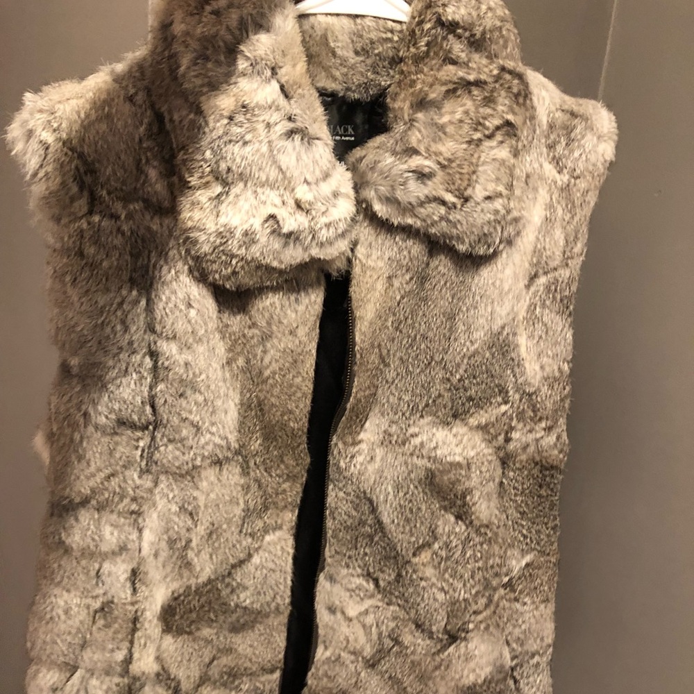 Rabbit fur vest